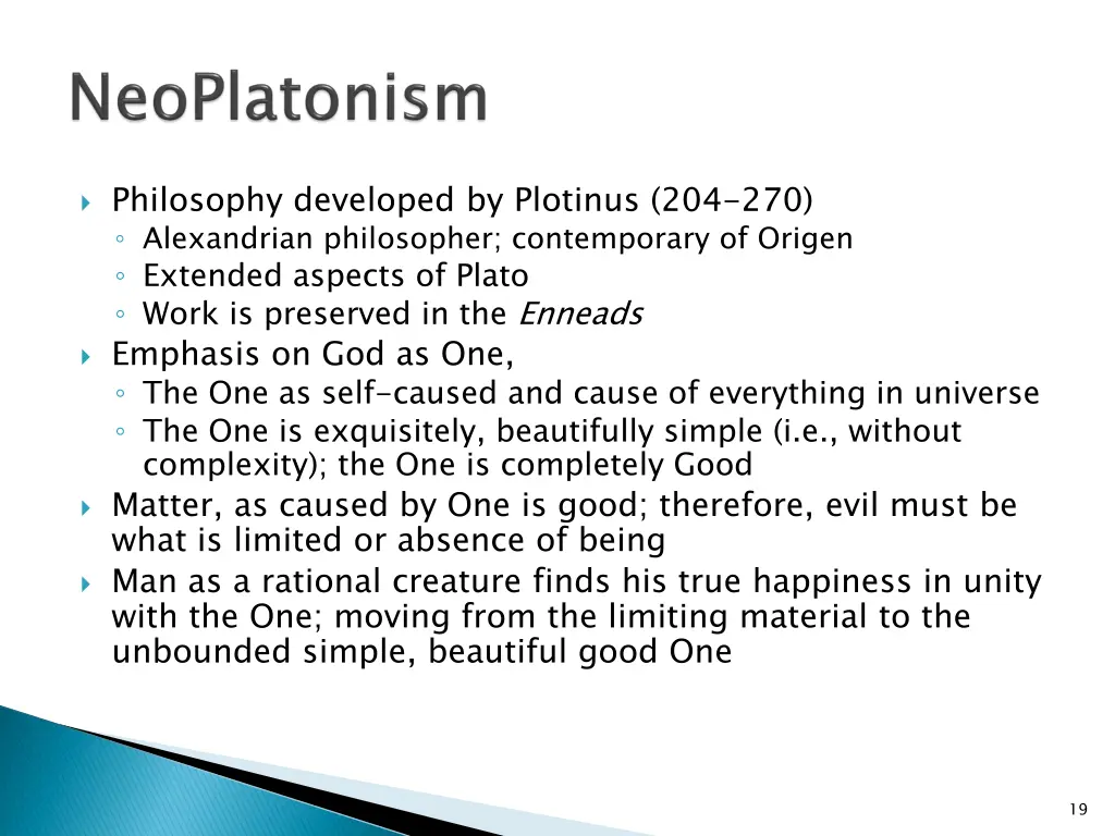 philosophy developed by plotinus