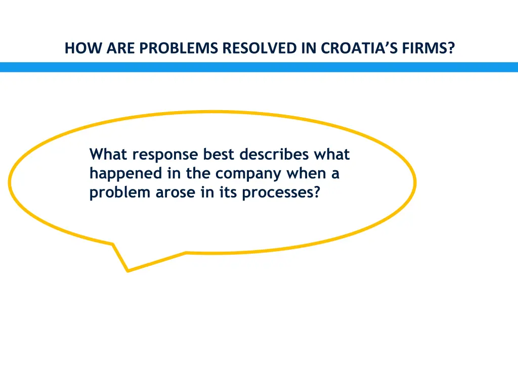 how are problems resolved in croatia s firms 1