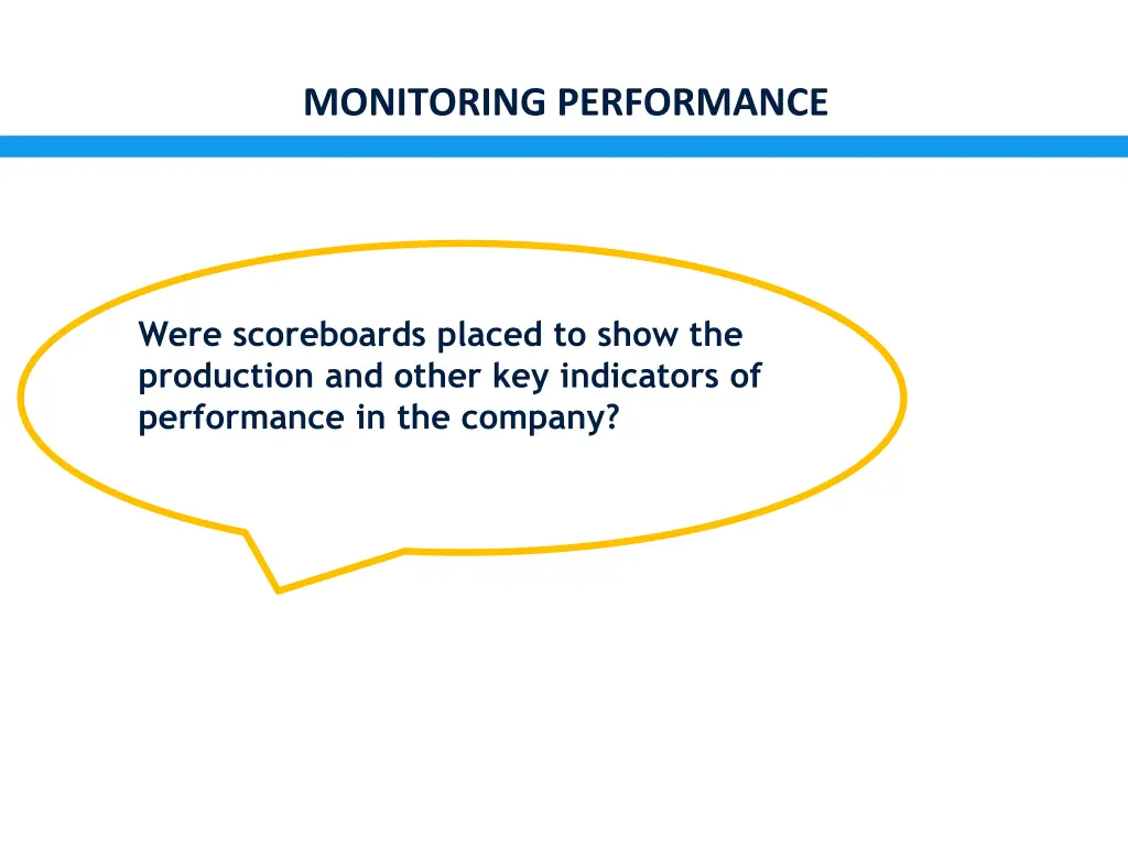 monitoring performance