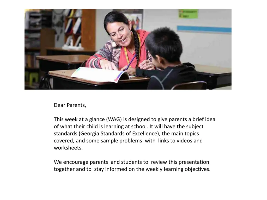 dear parents