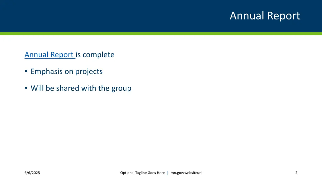 annual report