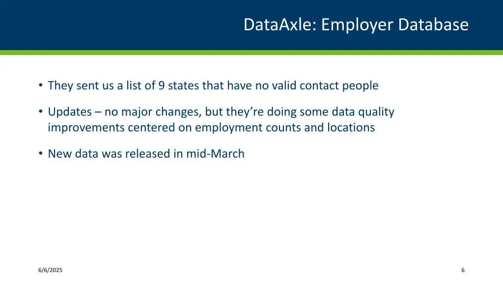 dataaxle employer database