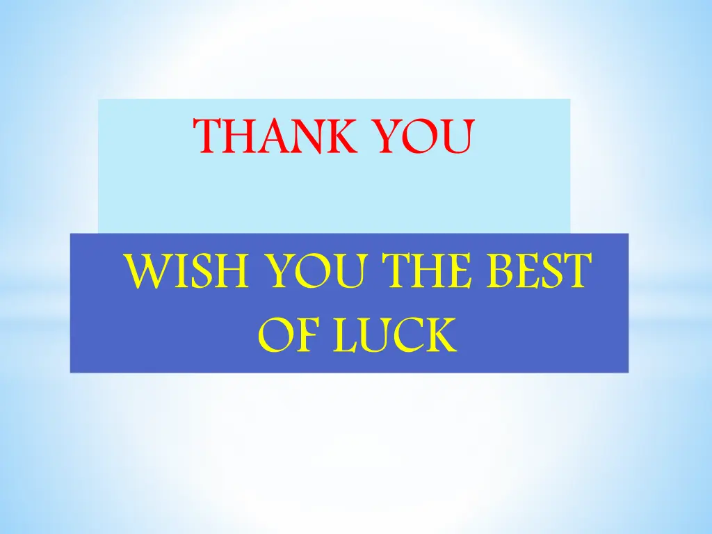 thank you