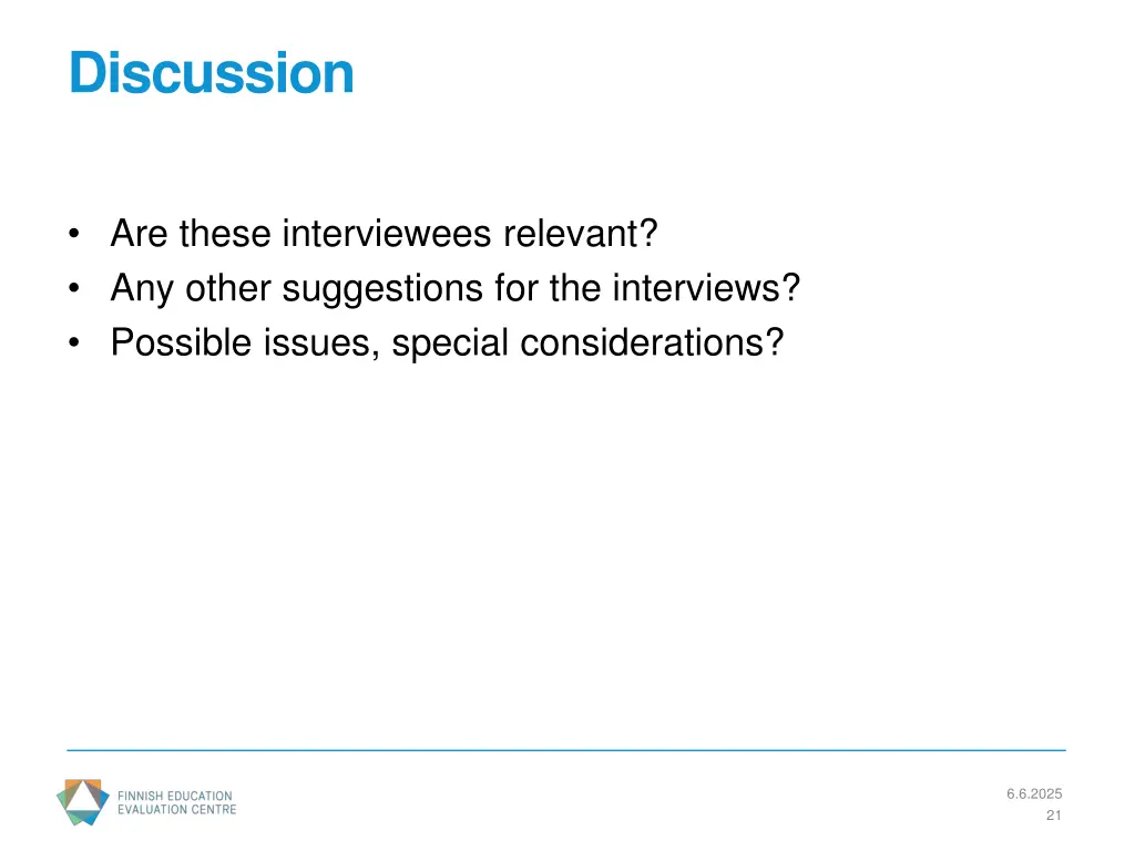 discussion