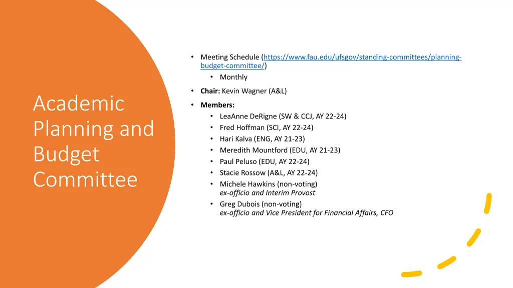 meeting schedule https www fau edu ufsgov