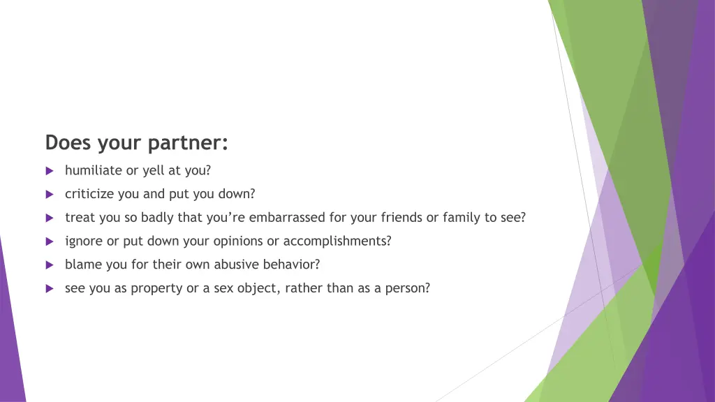 does your partner
