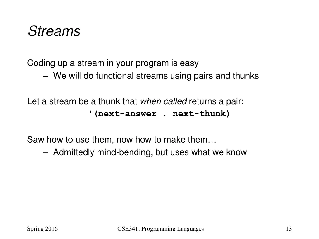 streams 1