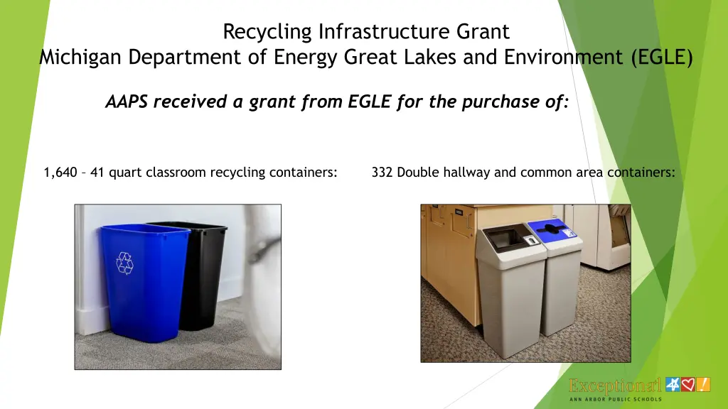 recycling infrastructure grant