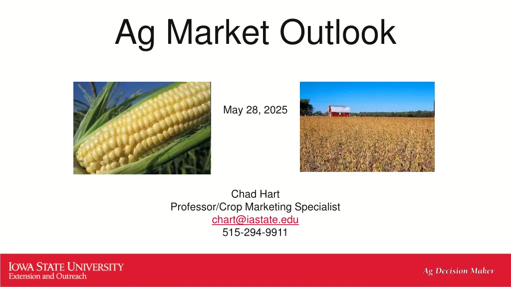 ag market outlook