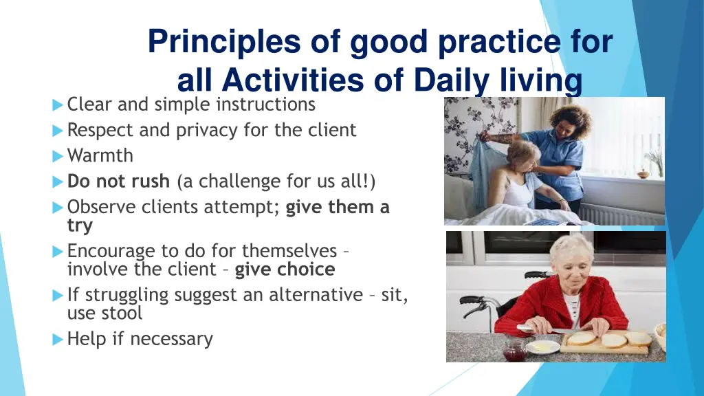 image result for domiciliary care person getting