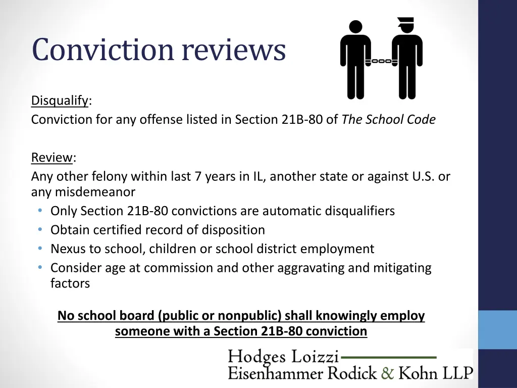 conviction reviews