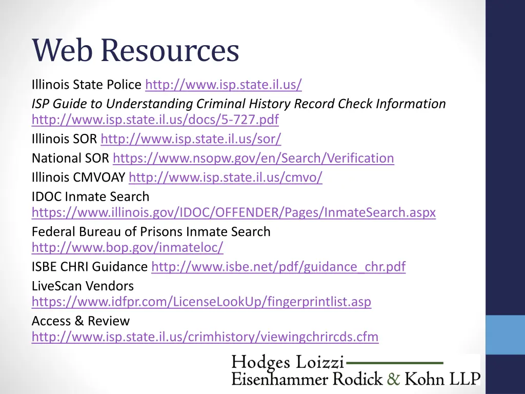 web resources