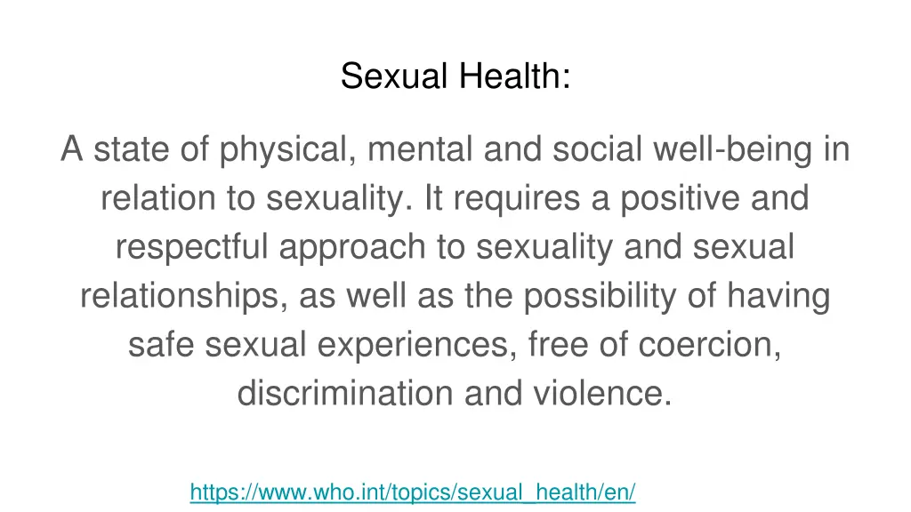sexual health 1