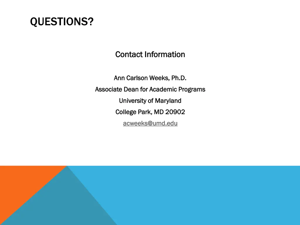 questions