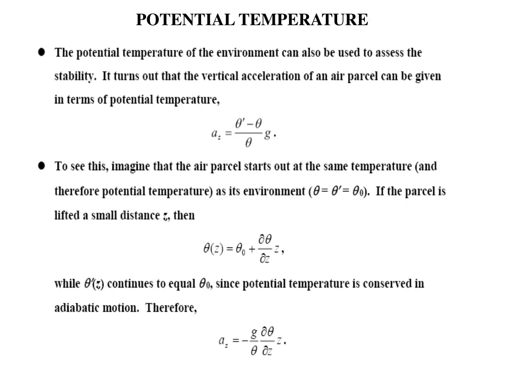 potential temperature 1
