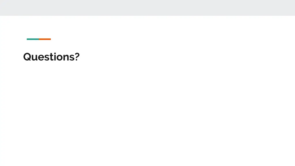 questions