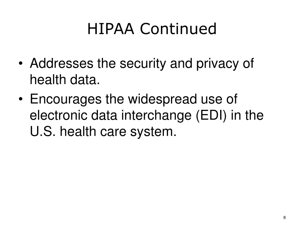hipaa continued