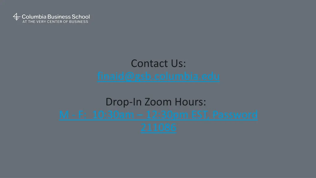 contact us