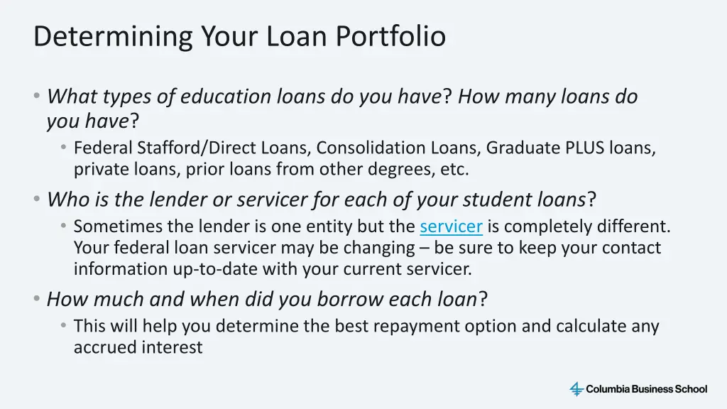 determining your loan portfolio 1