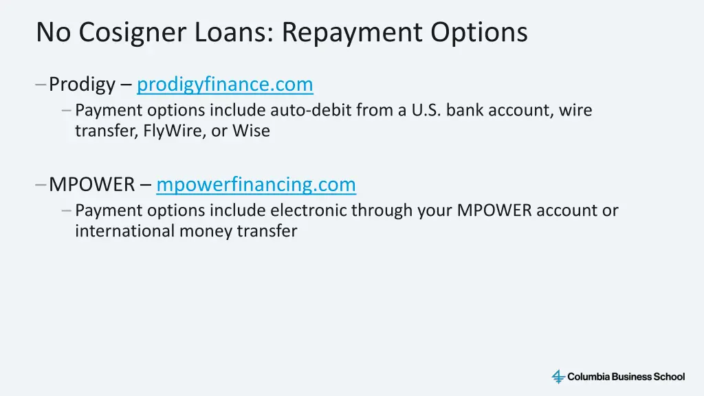 no cosigner loans repayment options