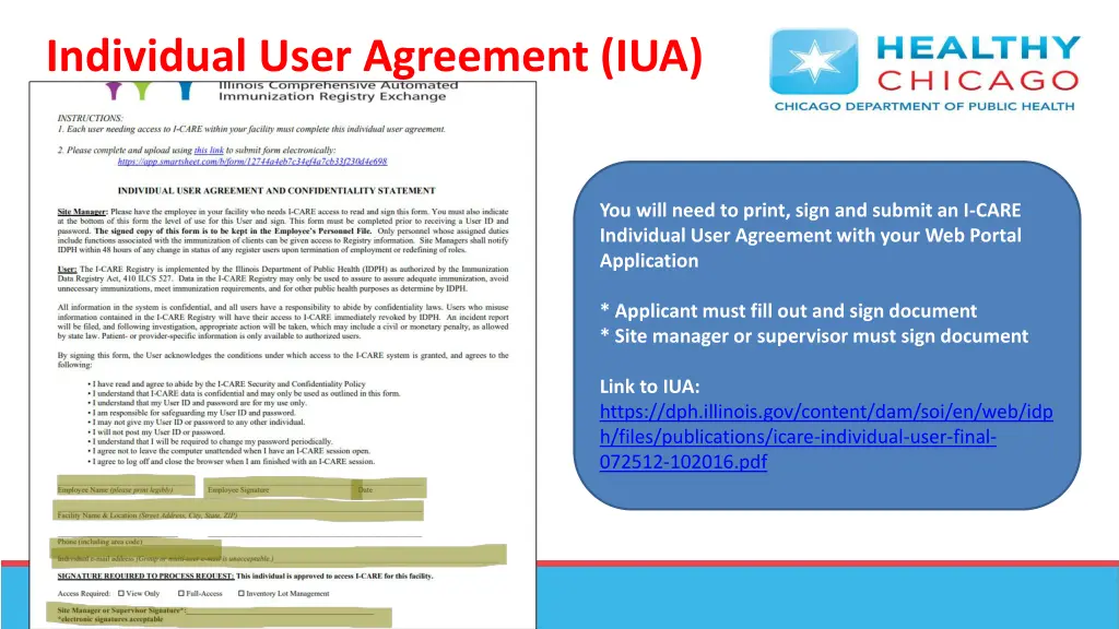 individual user agreement iua