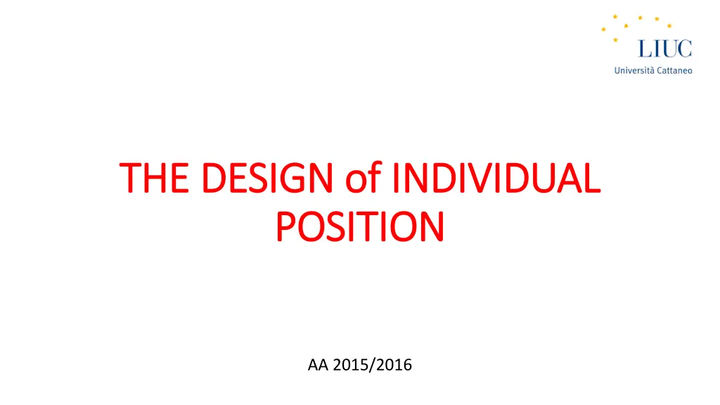 the design of individual the design of individual 1