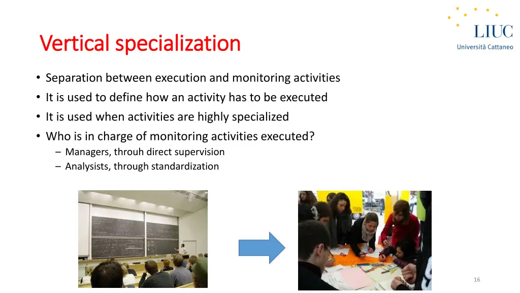 vertical vertical specialization specialization