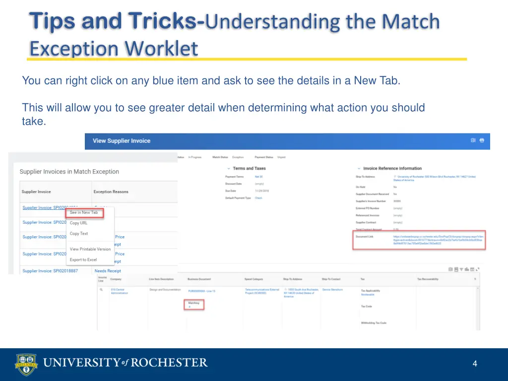 tips and tricks understanding the match exception 2