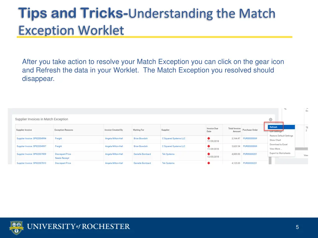 tips and tricks understanding the match exception 3