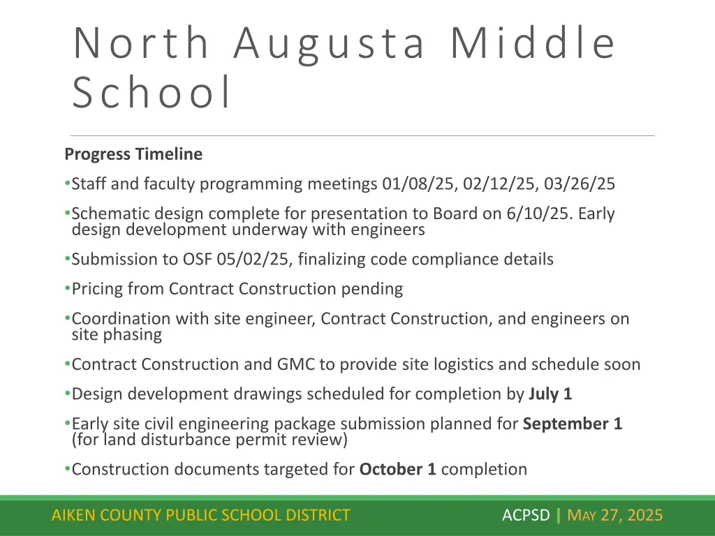 north augusta middle school
