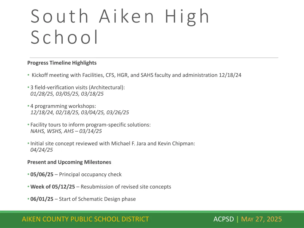 south aiken high school
