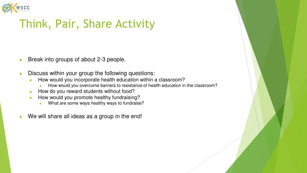 think pair share activity