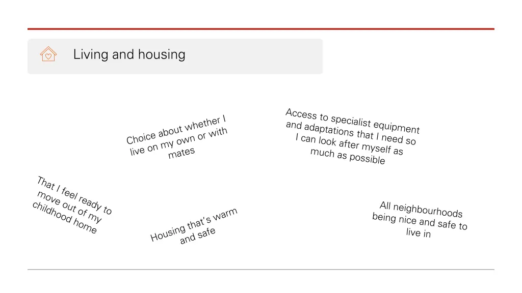 living and housing