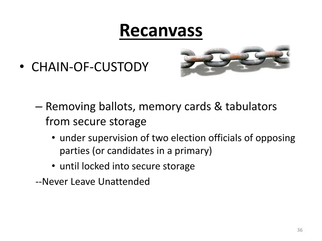 recanvass