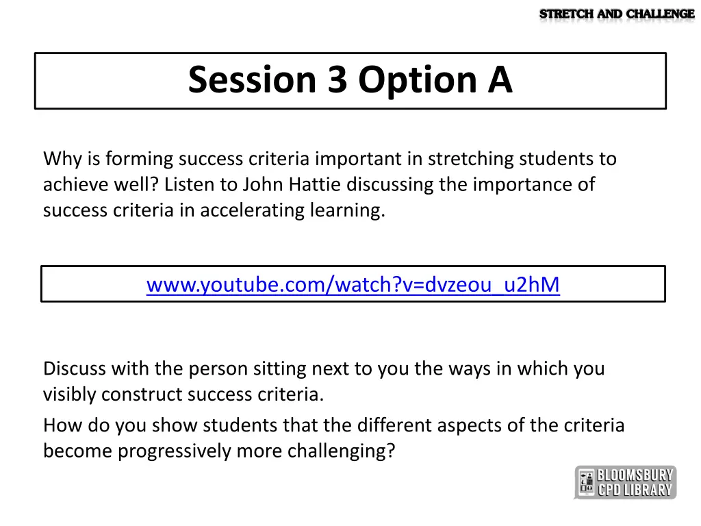 stretch and challenge 11