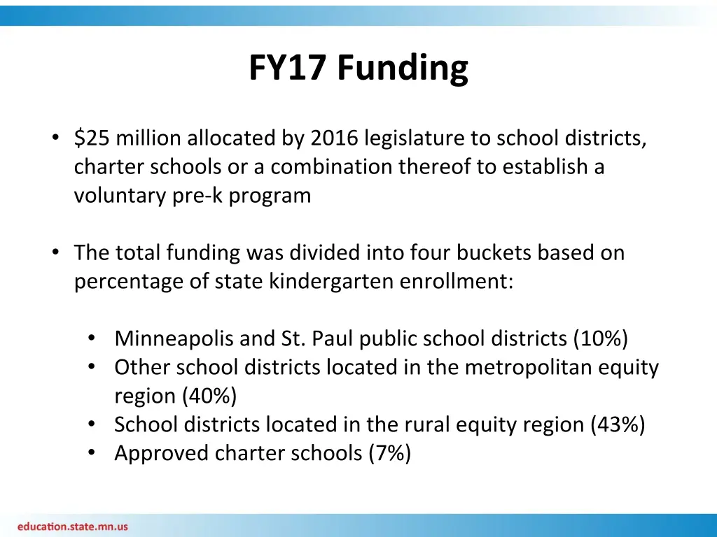 fy17 funding