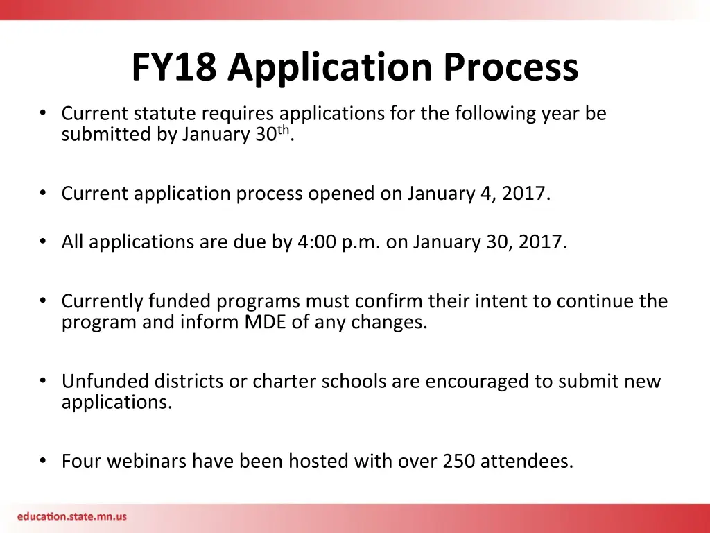 fy18 application process current statute requires