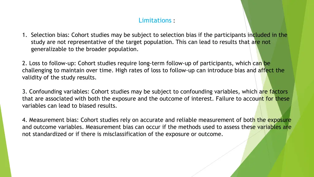 limitations