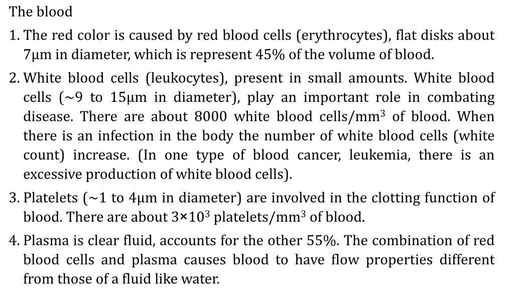 the blood 1 the red color is caused by red blood