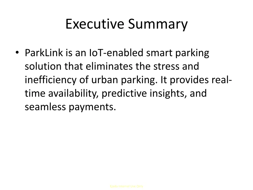 executive summary