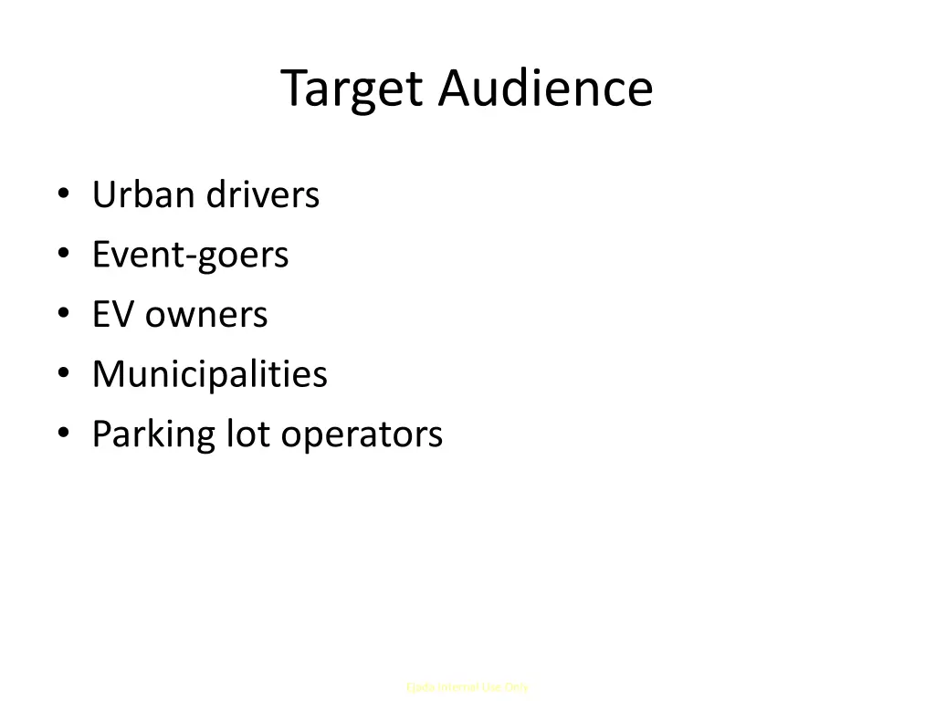 target audience