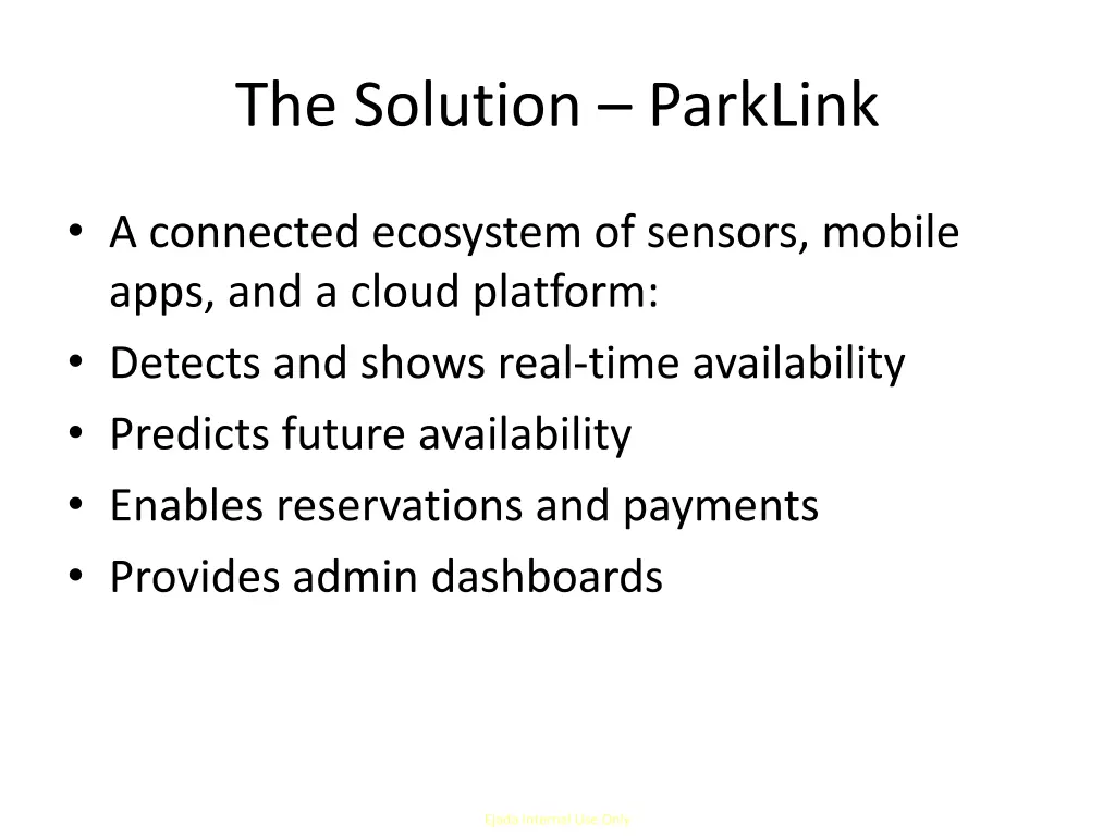 the solution parklink