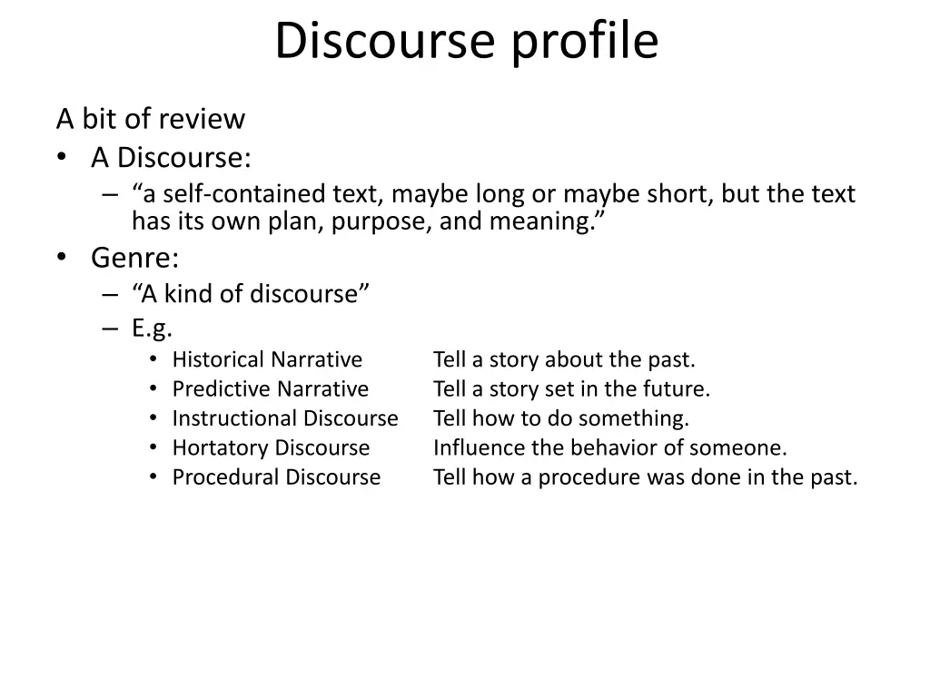 discourse profile 2