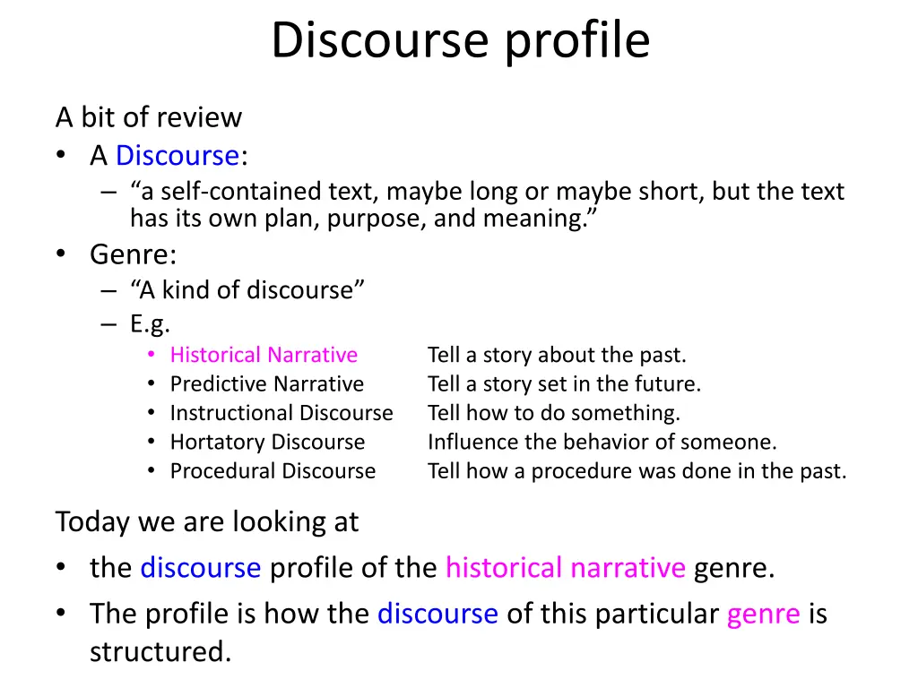 discourse profile 3