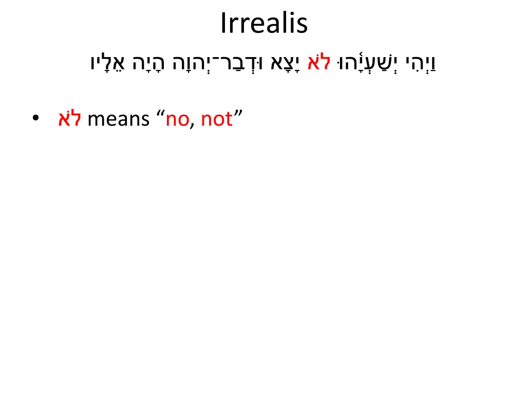 irrealis