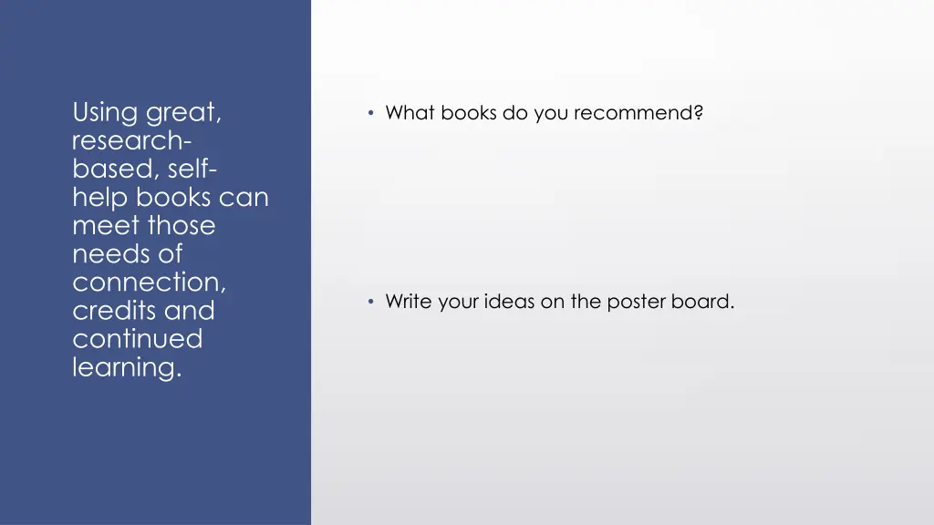 using great research based self help books