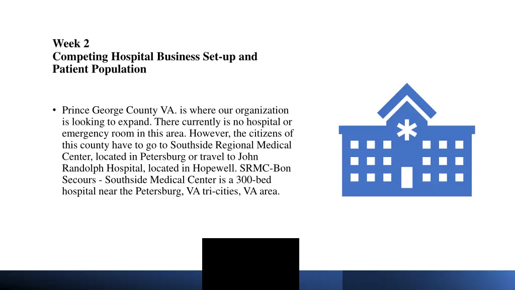 week 2 competing hospital business