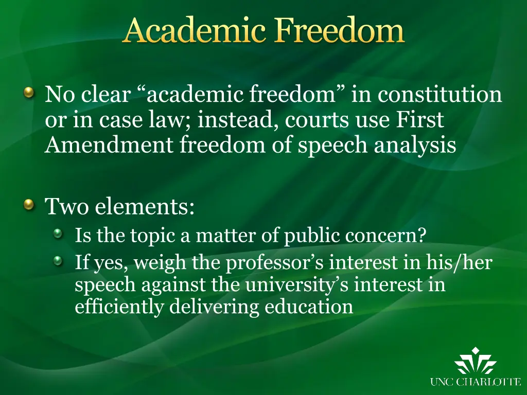 academic freedom 1