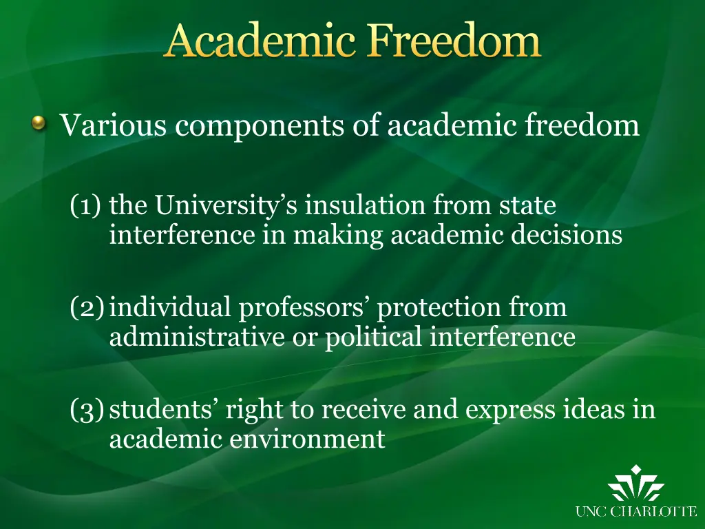 academic freedom