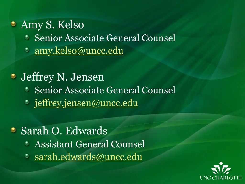 amy s kelso senior associate general counsel